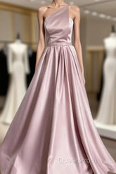 Stylish Satin Evening Prom Dresses Long Strapless