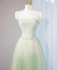 Sweet Fairy Style Ball Gown For Birthday&Quinceanera-Sparkling Diamond A-Line Tulle Evening Dresses