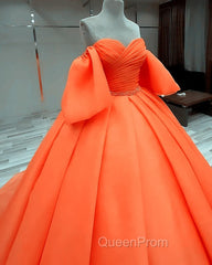 Tulle Ball Gown Puffy Sleeve Dresses