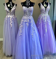 2025 New Style Tulle Long Prom Dress with Appliques
