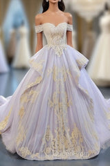 Purple Tulle Lace Long Evening Prom Gown Lace Tulle Long Evening Dresses