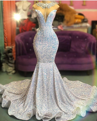 Glamorous Sequins Mermaid Long Evening Evening Prom Dresses Online