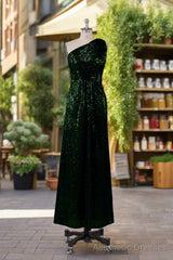 Charming One Shoulder Sequins Floor Length Bridesmaid Dresses