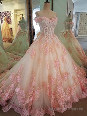 A line ball gown prom dress long evening gown