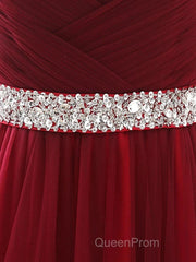 A-Line Elegant Quinceanera Evening Prom ValentineS Day Dresses Strapless Sleeveless Chapel Train Satin With Crystals