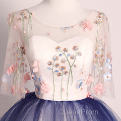 Beautiful Gradient Ball Gown Long Party Dresses, Gradient Formal Dresses