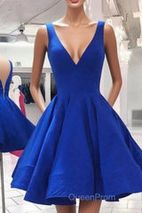 Blue Homecoming Dresses, Blue Formal Evening Dresses