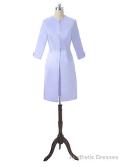 Blue Lace Wedding Party Dress Short Mother Dresses For Wedding