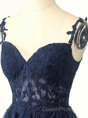 Burgundy A-Line Tulle Lace Short Evening Prom Dresses, Cute Burgundy Homecoming Dresses