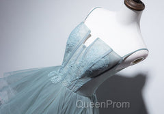 Charming Green Tulle Straps Layers Long Evening Dresses, Tulle Party Dresses Evening Prom Dresses
