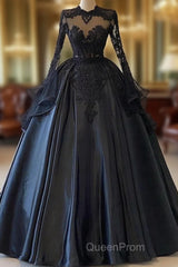 Custom Black African Wedding Gown, Satin Black Wedding Dresses, African Evening Evening Prom Dresses