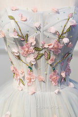 Cute Tulle Short Evening Prom Dresses with Lace, A-Line Homecoming Party Dresses