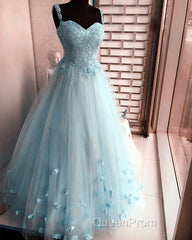Elegant Appliques Princes Evening Prom Dresses Sweetheart Ball Gown