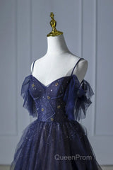 Elegant Purple Stars A-Line Evening Prom Dresses Love Elegant Purple Star Lolita