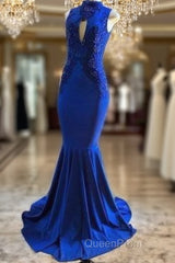 Evening Maxi Dresses Sleeveless Mermaid Evening Prom Dresses