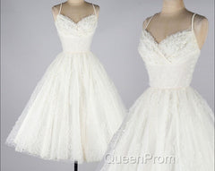 Fashion A Line Lace Evening Prom Dresses, Short Straps Homecoming Dresses