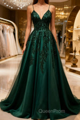 Green Mother of Bride/ Groom Dresses Simple Lace Appliques Evening Formal Gowns Evening Prom Dresses