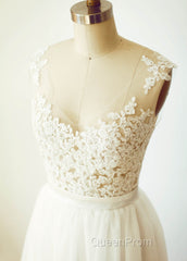 Floor-Length A-Line/Princess Sweetheart Wedding Dresses