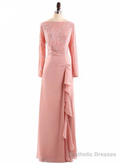 Full Sleeves Zipper Back Beading Mother of the Bride Dresses