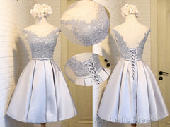 Gorgeous Illusion Sleeves Homecoming Dresses