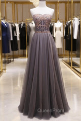 Gorgeous Tulle Sweetheart Long Evening Prom Dresses, New Party Dresses