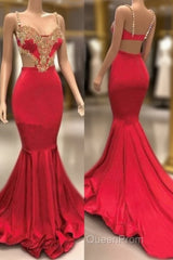 Long Mermaid Evening Prom Dresses Sexy Evening Dresses