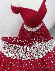 Lovely High Quality Formal Dress , Handmade Off Shoulder Homecoming Dress