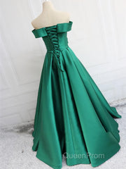 Off the Shoulder Long Evening Prom Dresses, Off Shoulder Formal Evening Dresses