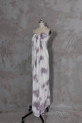 Pretty A Line Halter Floral Chiffon Long Evening Prom Dresses Birthday Dresses For Women