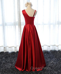 Stylish Satin Long Evening Prom Gown Formal Dresses