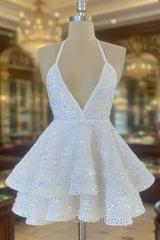 Sexy 17Th Birthday Dresses Sequin Open Back Birthday Dresses For Teens