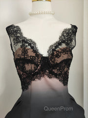 Sexy A Line V Neckline Satin Lace Vacation Dresses Short Birthday Dresses