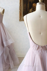 Simple sweetheart neck tulle long Evening Prom Dresses formal Dresses