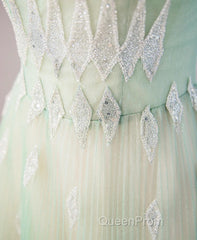 Sweet Fairy Style Ball Gown For Birthday&Quinceanera-Sparkling Diamond A-Line Tulle Evening Dresses