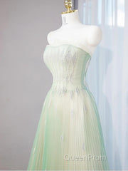 Sweet Fairy Style Ball Gown For Birthday&Quinceanera-Sparkling Diamond A-Line Tulle Evening Dresses