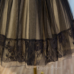 Sweetheart Neck Short Black Lace Evening Prom Dresses, Short Black Lace Graduation Homecoming Dresses