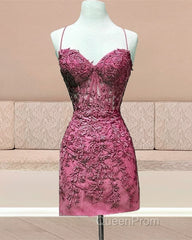 Tight Lace Corset Homecoming Dresses Spaghetti Straps