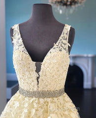 Yellow Evening Prom Dresses Formal Dresses, Evening Dresses, Dance Dresses